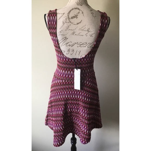 {Lovers + Friends} Chevron Knit Skater Mini Dress - Picture 3 of 5